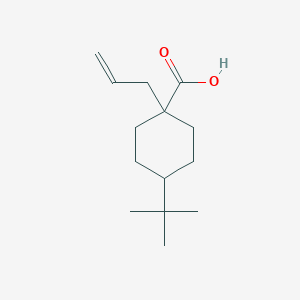 1-Allyl-4-(tert-butyl)cyclohexane-1-carboxylic acid