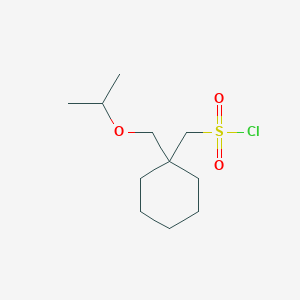 (1-(Isopropoxymethyl)cyclohexyl)methanesulfonyl chloride