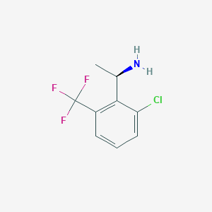 (1R)-1-[2-Chloro-6-(trifluoromethyl)phenyl]ethanamine