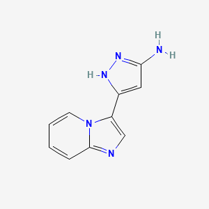 3-Amino-5-(3-imidazo[1,2-a]pyridyl)pyrazole