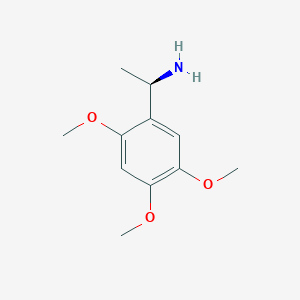 molecular formula C11H17NO3 B13527637 (R)-1-(2,4,5-Trimethoxyphenyl)ethan-1-amine 