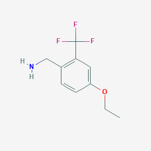 (4-Ethoxy-2-(trifluoromethyl)phenyl)methanamine