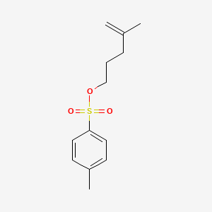 molecular formula C13H18O3S B13527759 4-Methylpent-4-enyl 4-methylbenzenesulfonate CAS No. 25163-50-2