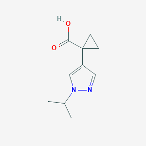 1-(1-Isopropyl-1H-pyrazol-4-yl)cyclopropane-1-carboxylic acid