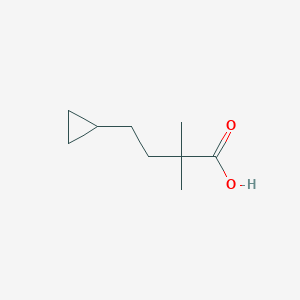 4-Cyclopropyl-2,2-dimethylbutanoic acid