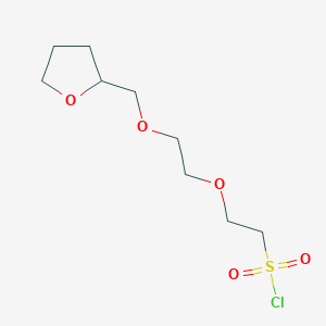 2-{2-[(Oxolan-2-yl)methoxy]ethoxy}ethane-1-sulfonyl chloride