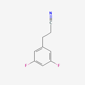 molecular formula C9H7F2N B13527881 3-(3,5-Difluorophenyl)propanenitrile CAS No. 1057676-64-8