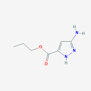 propyl 3-amino-1H-pyrazole-5-carboxylate