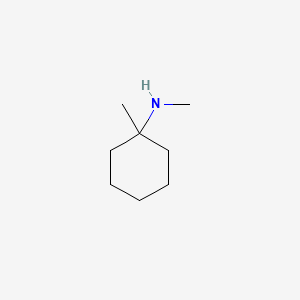 molecular formula C8H17N B13527954 N,1-dimethylcyclohexan-1-amine 