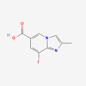 8-Fluoro-2-methylimidazo[1,2-a]pyridine-6-carboxylic acid