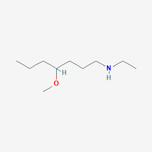 molecular formula C10H23NO B13527966 Ethyl-(4-methoxy-heptyl)-amine 