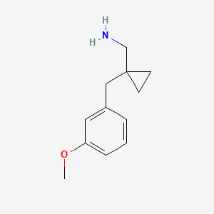 (1-(3-Methoxybenzyl)cyclopropyl)methanamine