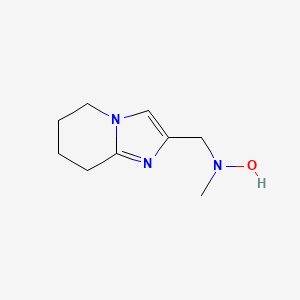 N-({5H,6H,7H,8H-imidazo[1,2-a]pyridin-2-yl}methyl)-N-methylhydroxylamine