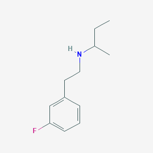 n-(3-Fluorophenethyl)butan-2-amine