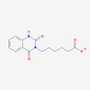 molecular formula C14H16N2O4 B1352802 6-(2,4-二氧代-1,4-二氢喹唑啉-3(2H)-基)己酸 CAS No. 82603-64-3