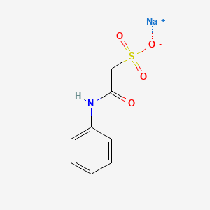 molecular formula C8H8NNaO4S B13528034 Sodium sulfoacetanilide 