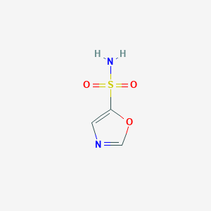 molecular formula C3H4N2O3S B13528042 1,3-Oxazole-5-sulfonamide 