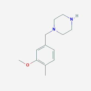 1-(3-Methoxy-4-methylbenzyl)piperazine