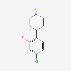 4-(4-Chloro-2-fluorophenyl)piperidine