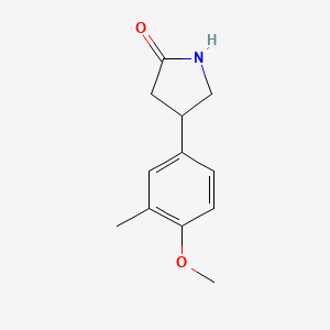 4-(4-Methoxy-3-methylphenyl)pyrrolidin-2-one