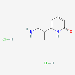 6-(1-Aminopropan-2-yl)-1,2-dihydropyridin-2-one dihydrochloride