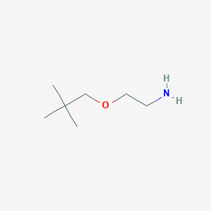 molecular formula C7H17NO B13528179 2-(2,2-Dimethylpropoxy)ethanamine 