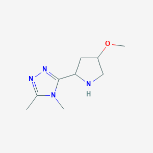 3-(4-Methoxypyrrolidin-2-yl)-4,5-dimethyl-4h-1,2,4-triazole