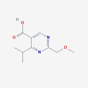 4-Isopropyl-2-(methoxymethyl)pyrimidine-5-carboxylic acid