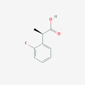 molecular formula C9H9FO2 B13528205 (R)-2-(2-Fluorophenyl)propanoic acid 