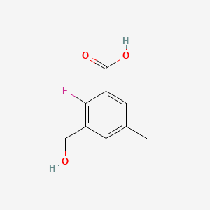 2-Fluoro-3-(hydroxymethyl)-5-methylbenzoic acid