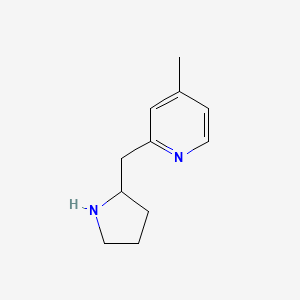 4-Methyl-2-(pyrrolidin-2-ylmethyl)pyridine