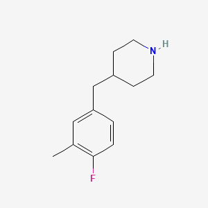 4-(4-Fluoro-3-methylbenzyl)piperidine