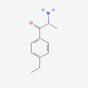 molecular formula C11H15NO B13528364 2-Amino-1-(4-ethylphenyl)propan-1-one CAS No. 805951-15-9