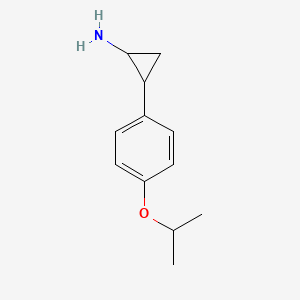 2-(4-Isopropoxyphenyl)cyclopropan-1-amine