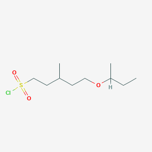 5-(Sec-butoxy)-3-methylpentane-1-sulfonyl chloride