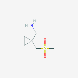 1-[(Methylsulfonyl)methyl]cyclopropanemethanamine