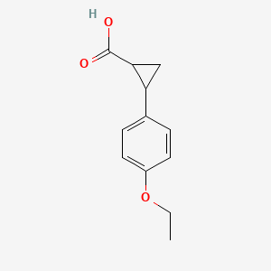 2-(4-Ethoxyphenyl)cyclopropane-1-carboxylic acid