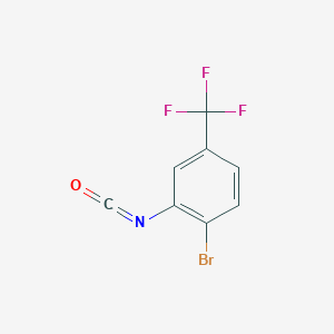 1-Bromo-2-isocyanato-4-(trifluoromethyl)benzene