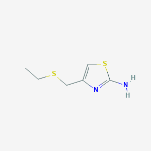 4-((Ethylthio)methyl)thiazol-2-amine