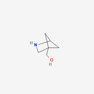 molecular formula C6H11NO B13528414 2-Azabicyclo[2.1.1]hexan-4-ylmethanol 