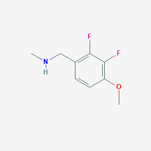 molecular formula C9H11F2NO B13528446 [(2,3-Difluoro-4-methoxyphenyl)methyl](methyl)amine 