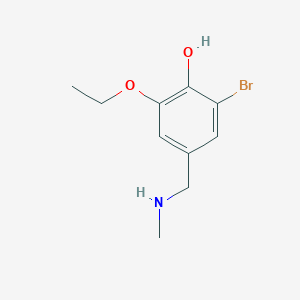 2-Bromo-6-ethoxy-4-((methylamino)methyl)phenol