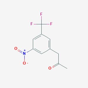 1-(3-Nitro-5-(trifluoromethyl)phenyl)propan-2-one