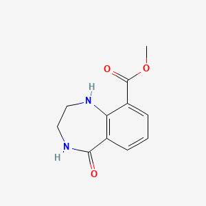 methyl5-oxo-2,3,4,5-tetrahydro-1H-1,4-benzodiazepine-9-carboxylate