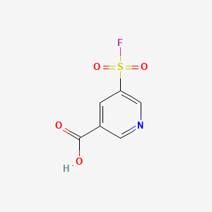 5-(Fluorosulfonyl)pyridine-3-carboxylic acid