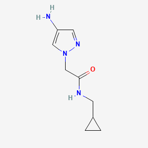 2-(4-Amino-1h-pyrazol-1-yl)-N-(cyclopropylmethyl)acetamide