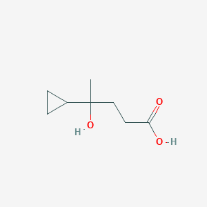 4-Cyclopropyl-4-hydroxypentanoic acid