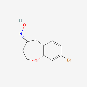 N-(8-bromo-2,3,4,5-tetrahydro-1-benzoxepin-4-ylidene)hydroxylamine