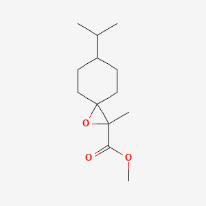 molecular formula C13H22O3 B13528633 Methyl 6-isopropyl-2-methyl-1-oxaspiro[2.5]octane-2-carboxylate 