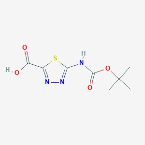 5-((tert-Butoxycarbonyl)amino)-1,3,4-thiadiazole-2-carboxylic acid